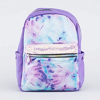 02811219-40 Рюкзак для девочки фиолетов. выс.33 см.