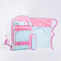 02804295-41 Школьный набор Полукаркасный рюкзак, Мешок для сменной обуви, Пенал, цветной выс. 38 см.